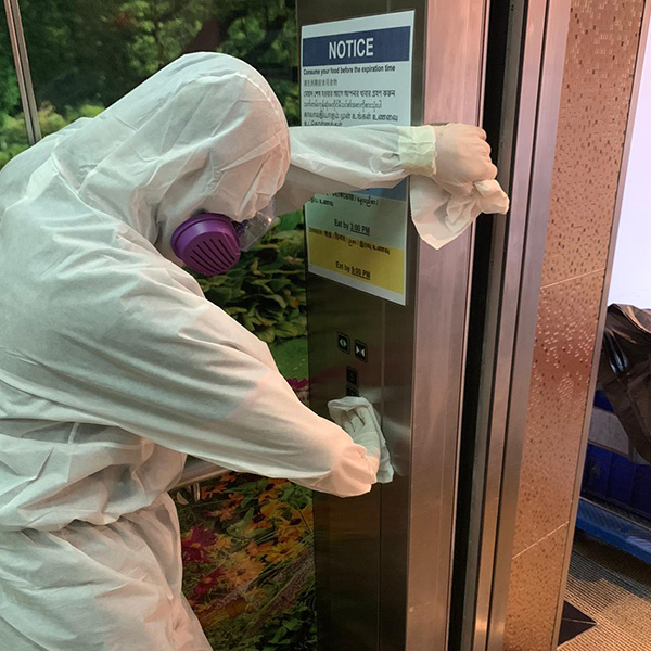 Disinfection Service | Elevator Buttons