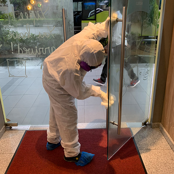 Disinfection Service | Door Entrance