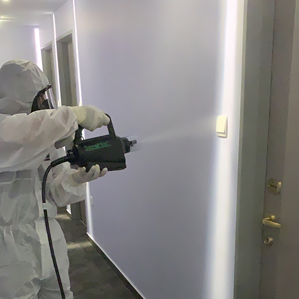 Disinfection Service | Hotel Hallway